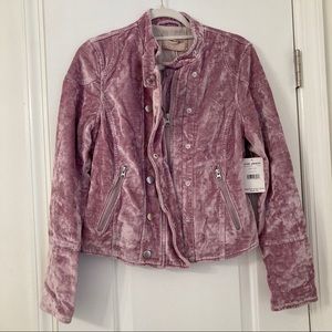 NEW Free People Dusk Til Dawn Velvet Jacket